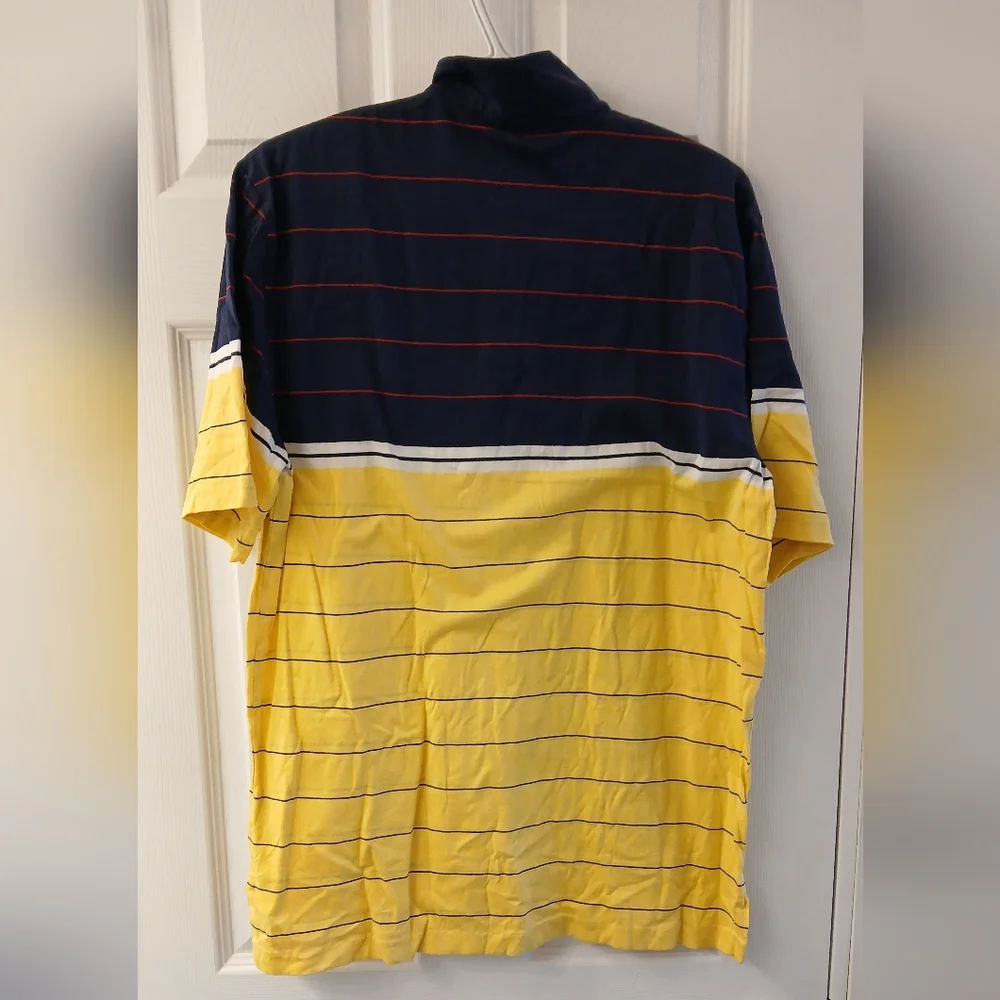 Polo Golf Ralph Lauren Mock Neck Quarter-Zip Bold Colorblock Statement Medium